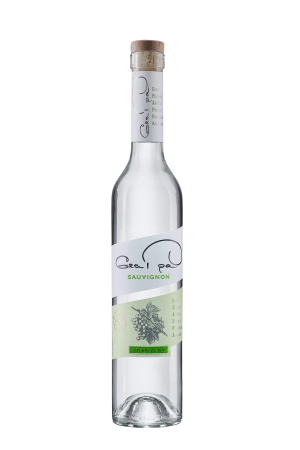 Граппа, винный дистиллят 100% Sauvignon, 40% алкоголя, бутылка 0.5 л